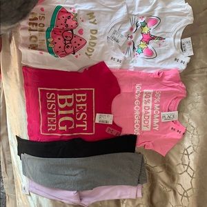 Children’s place t-shirts and leggings